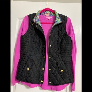 Lilly Pulitzer black vest